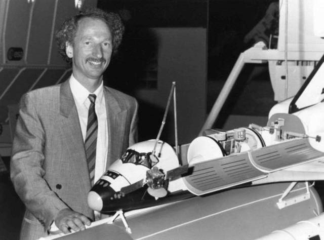 De eerste Belgische astronaut.