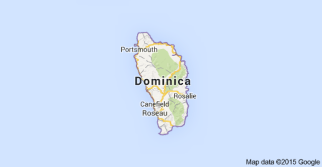 Columbus spots and names the island of Dominica during his second voyage.