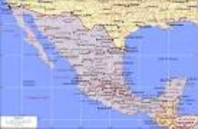 Columbus' fourth and last expedition, he sails to Mexico, Honduras and Jamaica.