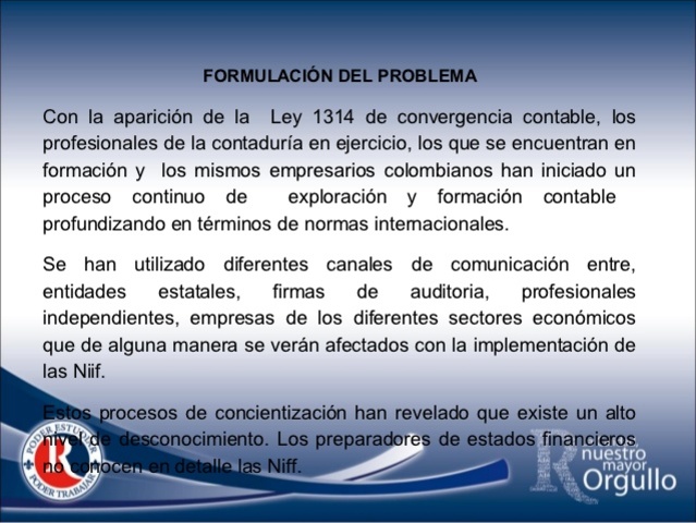 Modernización de la Regulación Contable Pública en Colombia