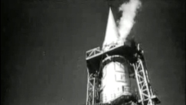 1 ste satelliet in baan om aarde