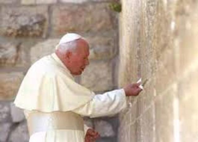 Pope John Paul II Visits Isreal