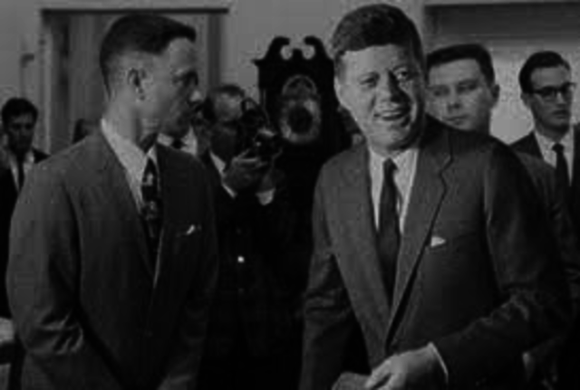 All american Team meets president John F Kennedy