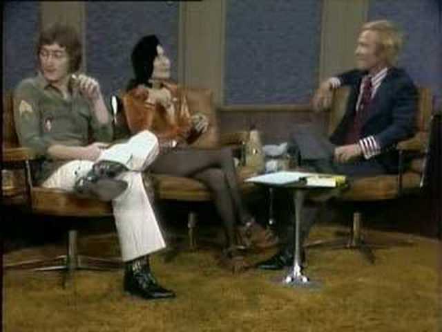 John Lennons first appearance on the Dick Cavett talk show