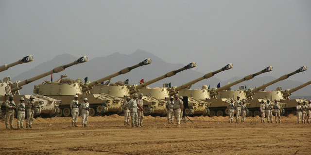Defending Saudi Arabian border
