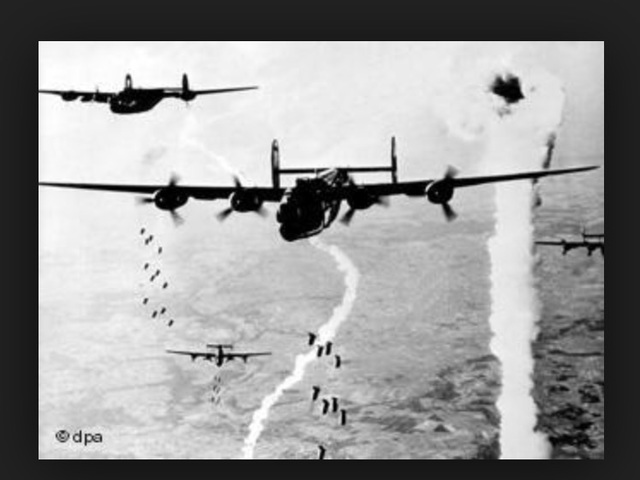 German Airforce Bombs Britain
