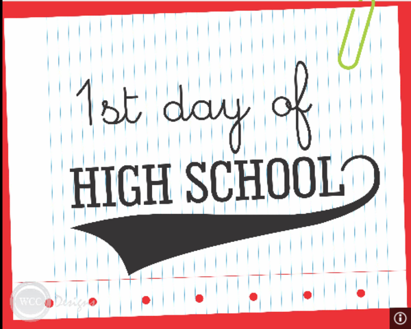 frist day at high school