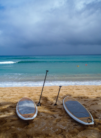 frist time paddle bording