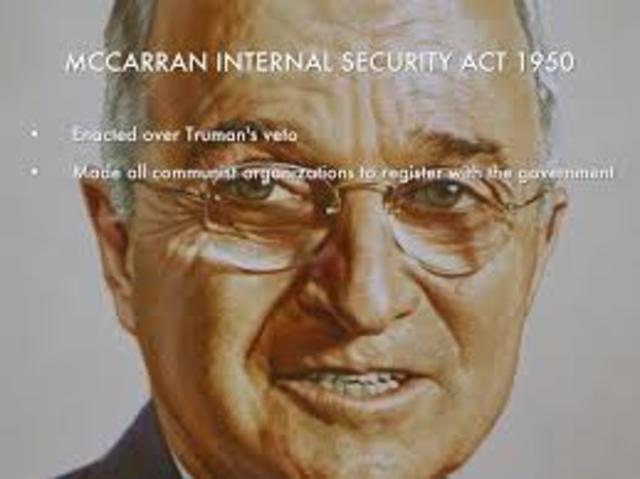 Mccaran internal security act