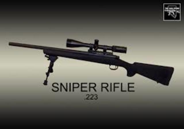 I shot my first gun.