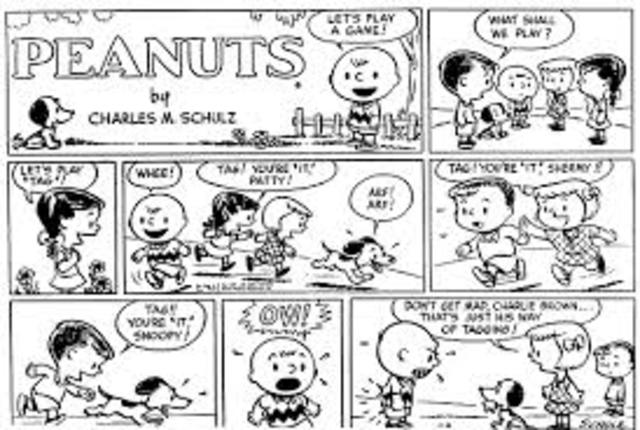 The First Peanuts Strip