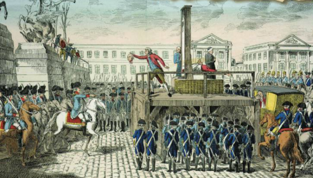 Exicution of King Luois XVI