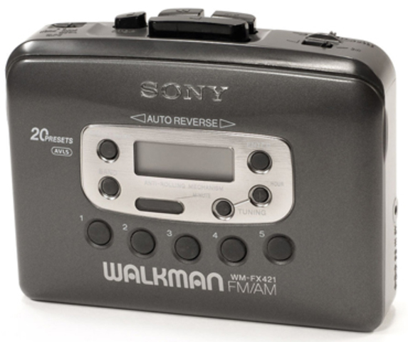 Walkman y cassettes