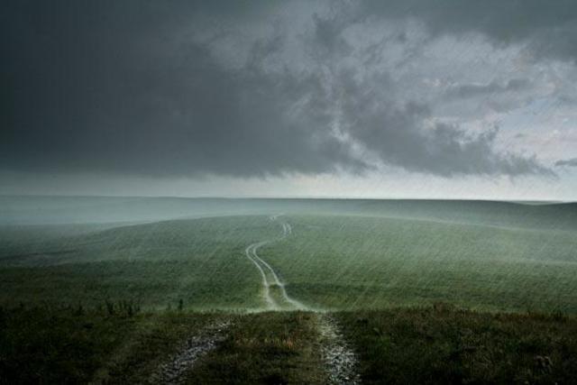 Regnvejrsdag på forhøjningen