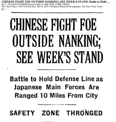 "Chinese fight foe outside Nanking.."