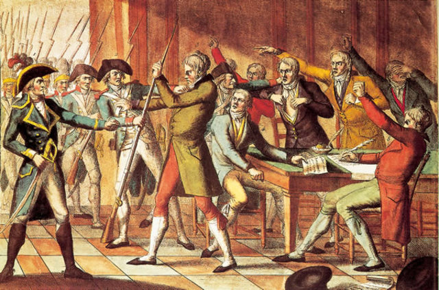 COLPO DI STRATO DI FRUTTIDORO (18 fruttidoro anno V)