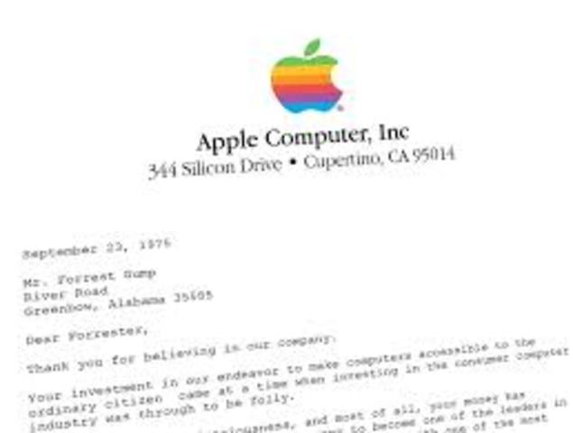 Apple Computer goes public