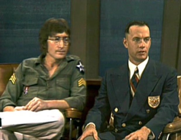John Lennon and Forrest's appearance on the Dick Cavett Talk Show