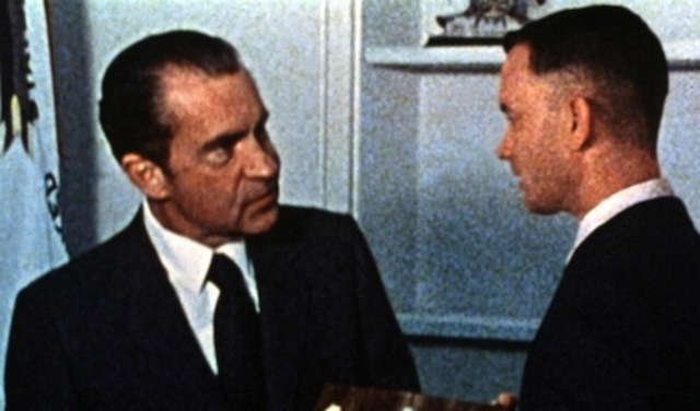 Forrest meets President Nixon