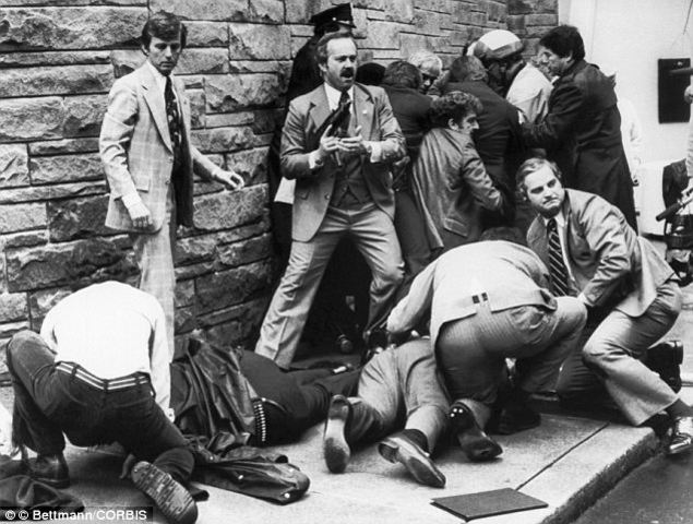 President Raegan is attacked