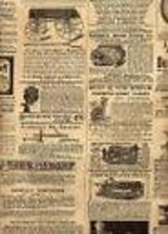 First Texan newspaper was published.