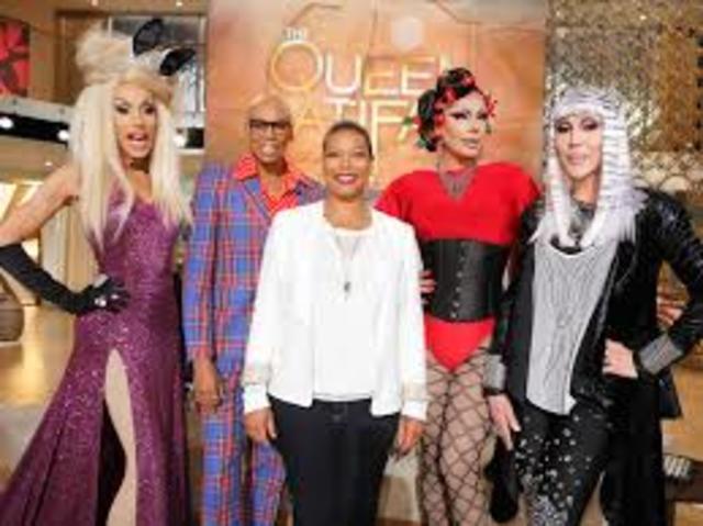 RuPaul Stars On; The Queen Latifah Show