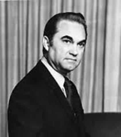 George Wallace, Govenor Of Alabama