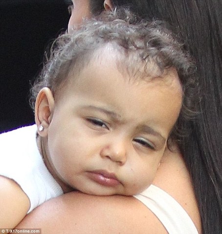 Kim and kanye have a baby