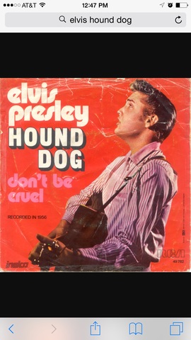 Elvis release hound dog