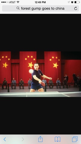 Forrest goes to china