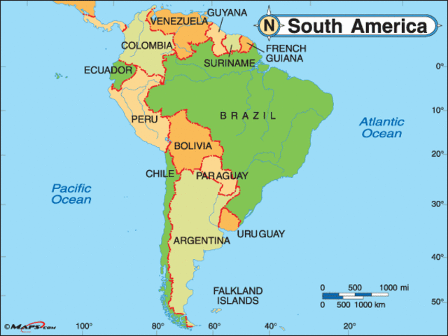Travel around South America