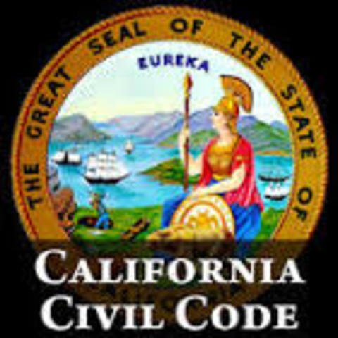 California civil code section 69