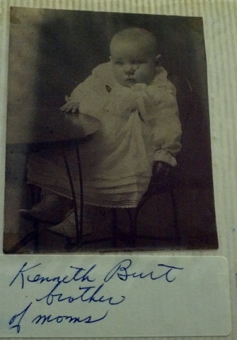 Birth of Son: Kenneth Evert Burt in Onaway, Presque Isle, Michigan, USA