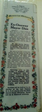 Death: Cheboygan Community Memorial Hospital in Cheboygan, Michigan, USA