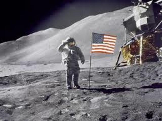 United States Lands on the Moon