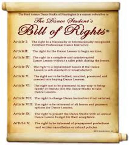 The Bill of Rights