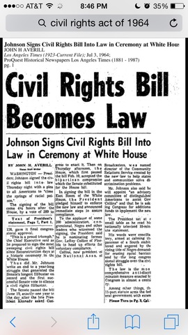 Civil Rights Act of 1964