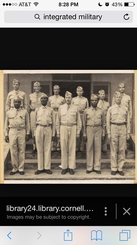 The Military Integrates