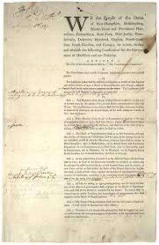 Jefferson writes several drafts of a constitution