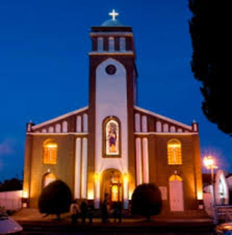 martirio va a la iglesi de la muerte de su padre