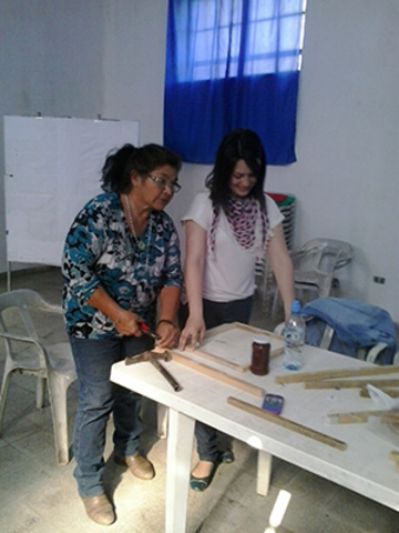 talleres de serigrafia (Isla del cerrito) UNNE en el medio