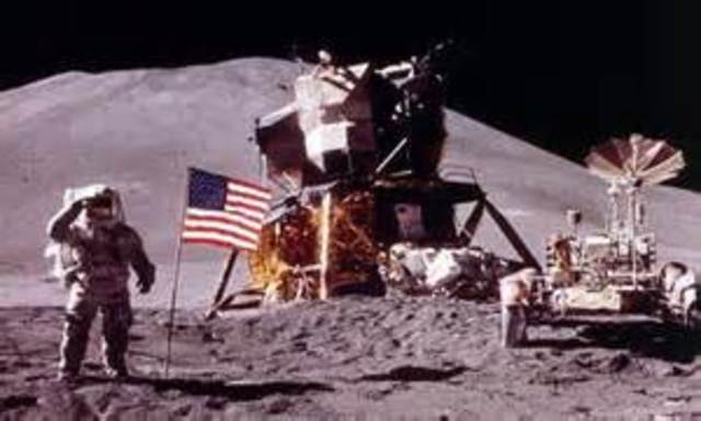United States lands on the moon
