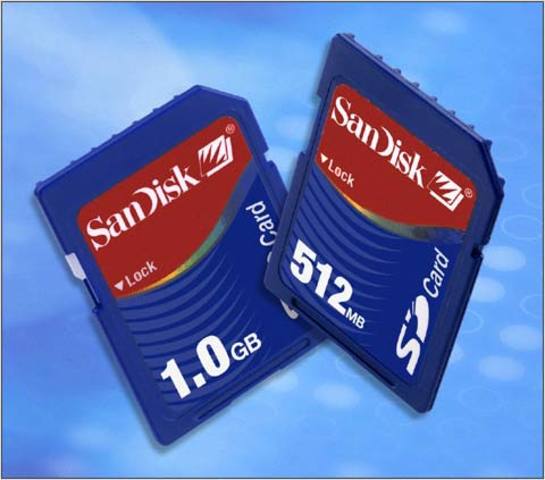 World's 1st 1gb SD Card