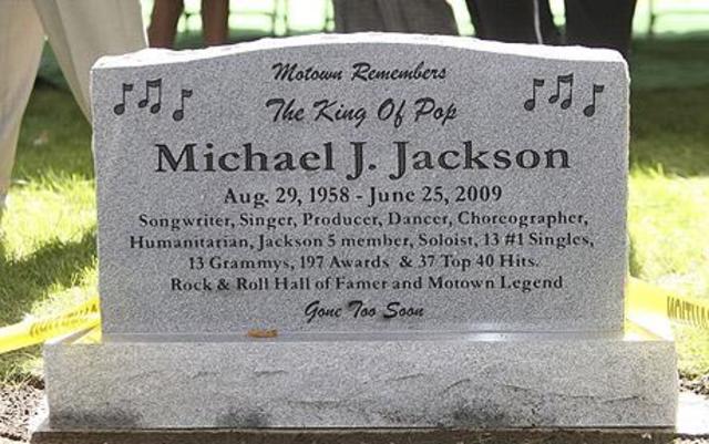 Michael Jackson died