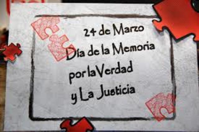 Dia de la memoria por la verdad y la justicia