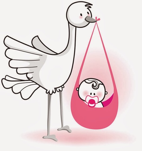 Llegó la cigüeña! :) Mientras "los Pecos" sonaban... :o