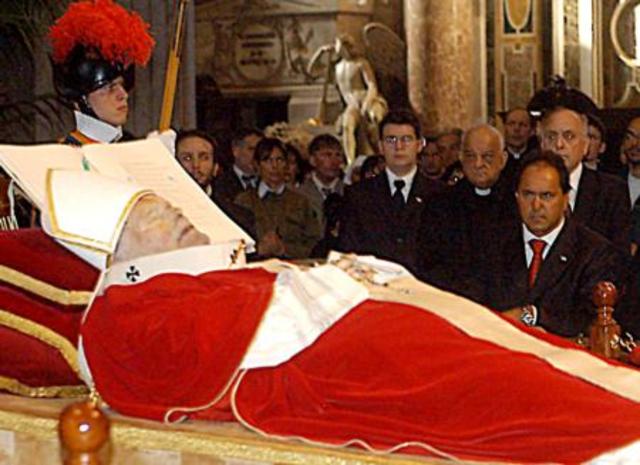 Pope John Paul II dies