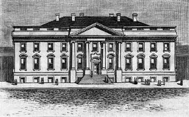 The White House construction was finished