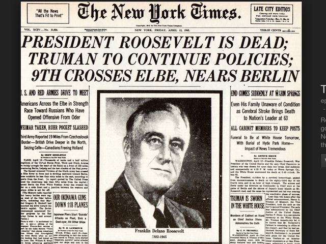 A Change in Leadership