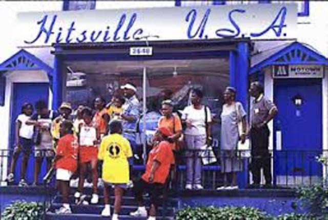 Motown music begins recording in Detroit